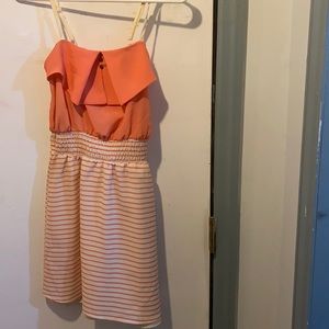 Orange (almost salmon color) dress